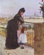 Berthe Morisot - Bilder Gemälde - Balkon