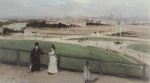 Berthe Morisot - Bilder Gemälde - Blick auf Paris vom Trocadero