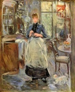 Berthe Morisot - Bilder Gemälde - Im Dining Room
