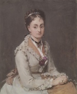 Berthe Morisot - Bilder Gemälde - Porträt von Edma