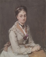 Berthe Morisot - paintings - Porträt von Edma