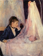 Berthe Morisot  - Bilder Gemälde - Wiege