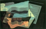 Juan Gris - paintings - Blick über die Bucht