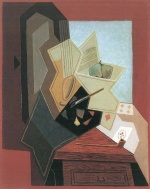 Juan Gris - paintings - Das Fenster des Malers