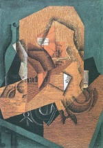 Juan Gris - paintings - Das Paket Kaffee