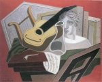 Juan Gris - Bilder Gemälde - Der Tisch des Musikers