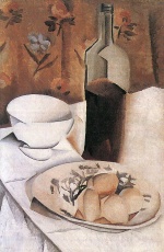 Juan Gris - paintings - Die Eier