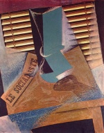 Juan Gris - paintings - Die Jalousie