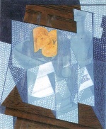 Juan Gris - Peintures - Coupe de fruits