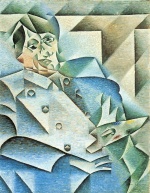 Juan Gris  - Bilder Gemälde - Hommage a Pablo Picasso