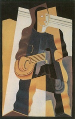 Juan Gris  - paintings - Pierrot