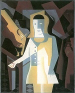 Juan Gris  - paintings - Pierrot