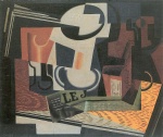 Juan Gris  - Bilder Gemälde - Stillleben mit Obstschale