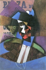 Juan Gris  - Peintures - Toréador