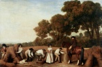 George Stubbs - Bilder Gemälde - Bei der Kornernte