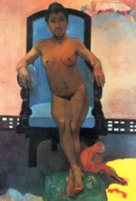 Paul Gauguin - Bilder Gemälde - Annah, die Javanerin