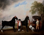 George Stubbs - Peintures - Le phaéton du Prince de Galles