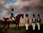 George Stubbs  - Bilder Gemälde - Soldaten des zehnten Dragonerregiments