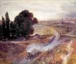 Adolf Friedrich Erdmann von Menzel - Peintures - Tramway Berlin-Potsdam 