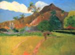 Paul Gauguin - Bilder Gemälde - Berge auf Tahiti