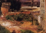 Adolf Friedrich Erdmann von Menzel  - Peintures - Friedrichstadt, quartier sud