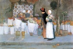 Childe Hassam - paintings - Beim Floristen