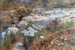 Childe Hassam - Bilder Gemälde - Der Wassergarten