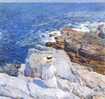 Childe Hassam  - Bilder Gemälde - Die südlichen Felsenriffs, Appledore