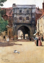 Childe Hassam  - Peintures - Passage à Canterbury