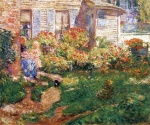 Childe Hassam  - Peintures - Une cabane de pêcheur, Gloucester