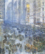 Childe Hassam  - Bilder Gemälde - Fifth Avenue