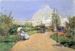 Childe Hassam  - Peintures - Maison dse jardins Worlds Columbian Exposition, Chicago