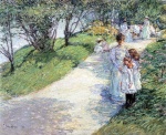 Childe Hassam  - Bilder Gemälde - Im Central Park