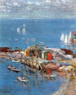 Childe Hassam  - Peintures - Après-midi d´août, Appledore