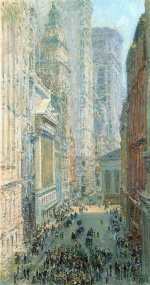 Childe Hassam  - Peintures - Manhattan