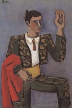 Helmut Kolle  - paintings - Torero mit erhobener Hand