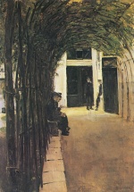 Max Liebermann - Peintures - Maison de vieillards à Amsterdam