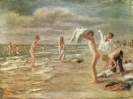 Max Liebermann - Bilder Gemälde - Badende Knaben