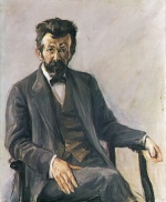 Max Liebermann - Peintures - Portrait du poète