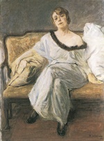 Max Liebermann - paintings - Bildnis Lola Leder