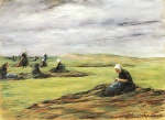 Max Liebermann  - Peintures - Les ravaudeuses de filets