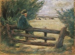 Max Liebermann  - paintings - Junge mit Kühen