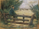 Max Liebermann  - Peintures - Enfant avec vaches