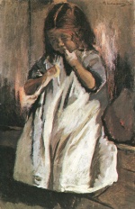 Max Liebermann  - paintings - Kleines Mädchen