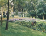 Max Liebermann  - Peintures - Champ de choux à Wannsee