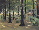 Max Liebermann  - paintings - Restaurant De Oude Vink in Leiden