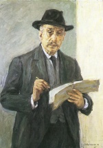 Max Liebermann  - Bilder Gemälde - Selbstbildnis