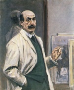 Max Liebermann  - Bilder Gemälde - Selbstbildnis