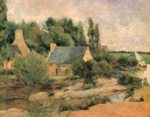 Paul Gauguin  - Bilder Gemälde - Die Wäscherinnen von Pont Aven