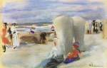 Max Liebermann  - Bilder Gemälde - Strandbild